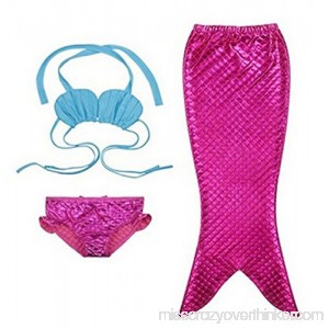 Little Girls Mermaid Tails for Swimming Suit Costume Bathing Suit Swimwear Blue B01MXZU99Q